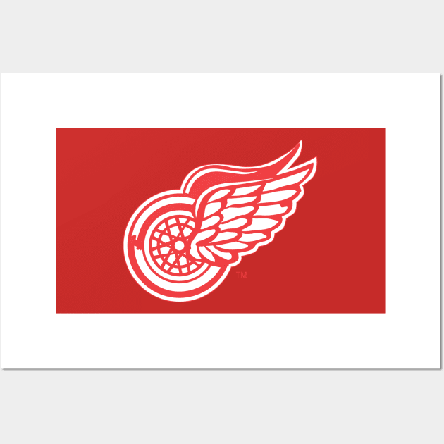 Detroit Wings-City Wall Art by karenblanco